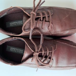 💥5 for $25💥 Kenneth Cole Leather Brown Blank Check Boys Size 11 1/2